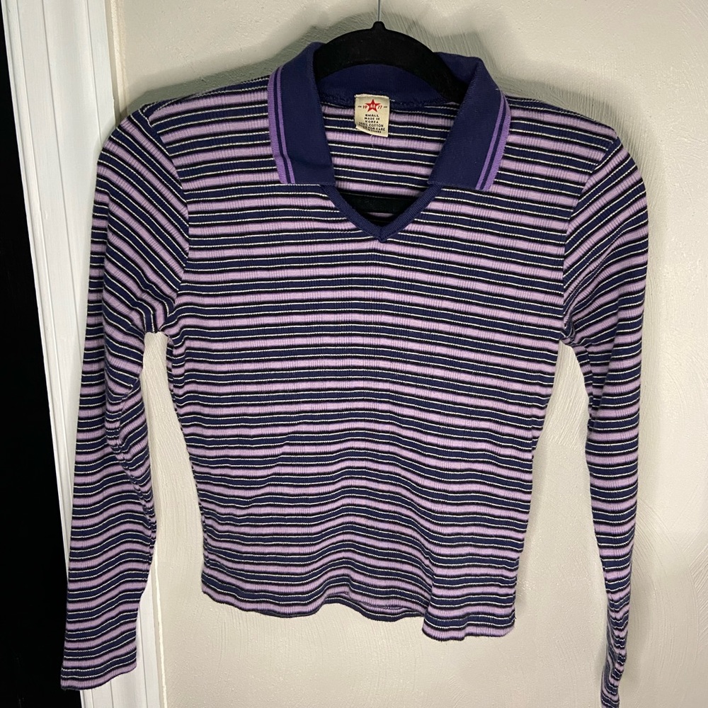 Vintage American Eagle Polo Long sleeve Top